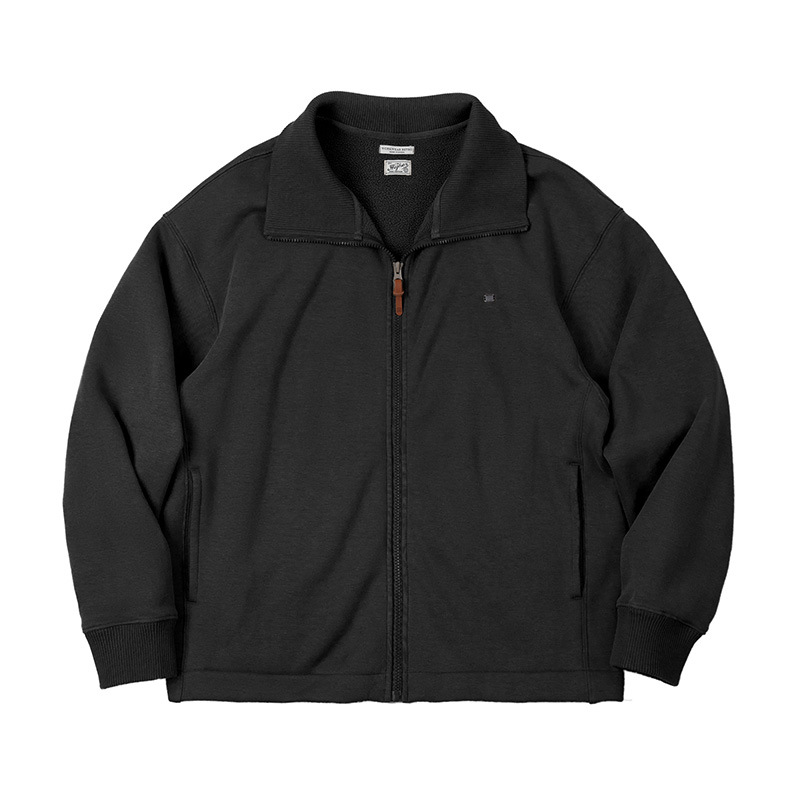 Maden casual sports style high collar warm fleece jacket coat