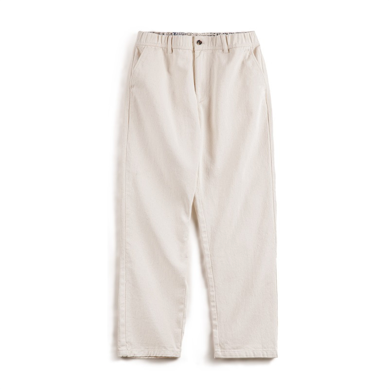 Maden Retro Jeans Cotton Seed Shell Cleanfit Loose Straight Leg Casual Long Pants