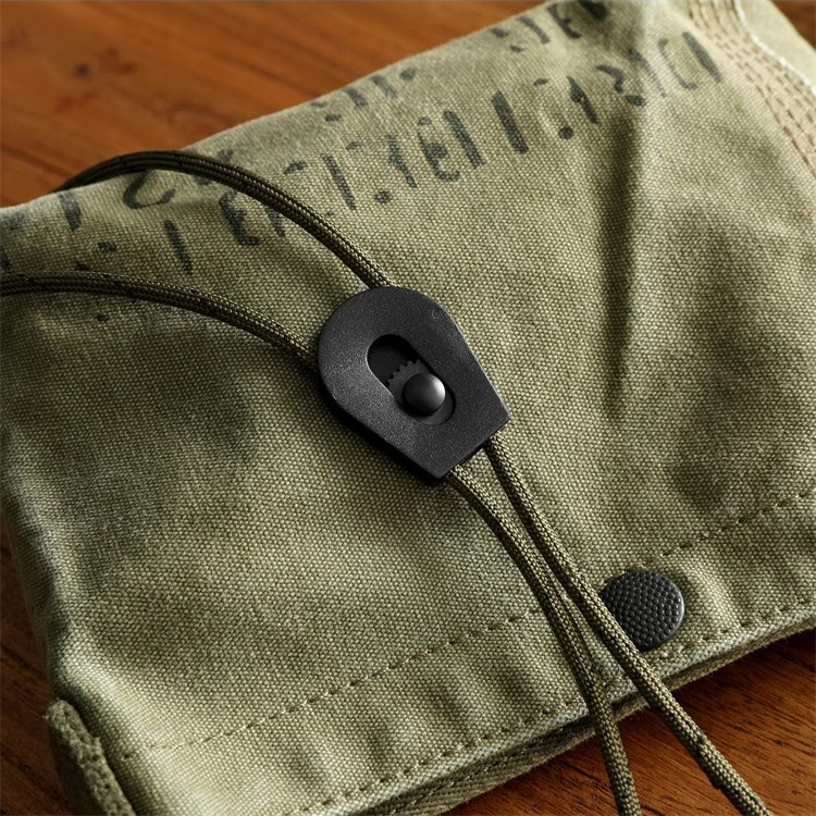 Washed vintage casual version fashionable canvas shoulder bag