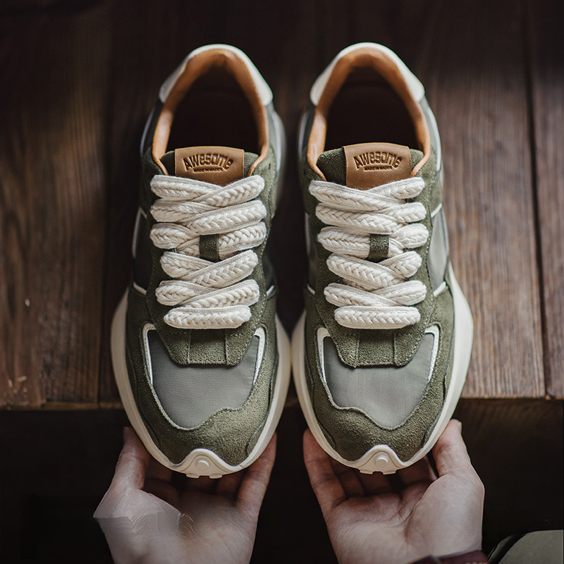 MadenAutumn Retro Trendy Brand High end Versatile Casual Sports Running Shoes