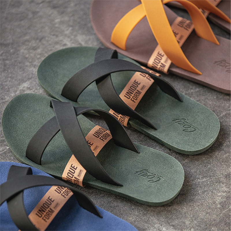 Maden Instagram influencer trend casual outdoor wear all rubber sandals and slippers