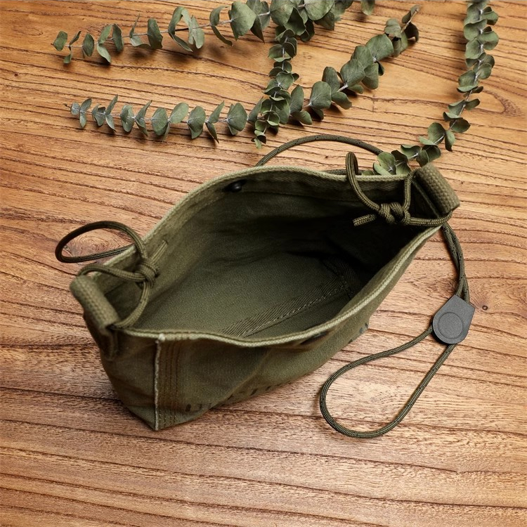 Washed vintage casual version fashionable canvas shoulder bag