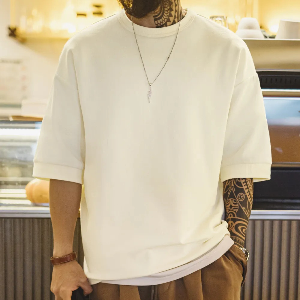 American casual loose cotton Cityboy hanging breathable T-shirt