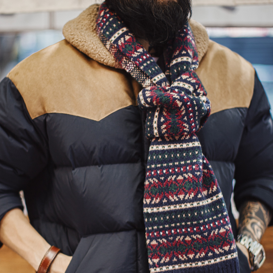 American Retro Fairer Shimakaze Scarf Warm Woolen Hat Suit