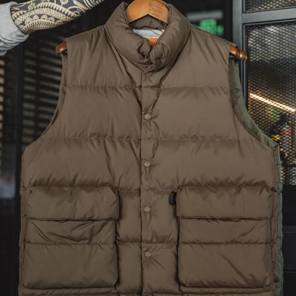 MADEN Casual Light Thin Duck down Keep Warm Inner Match Outer Wear down Vest
