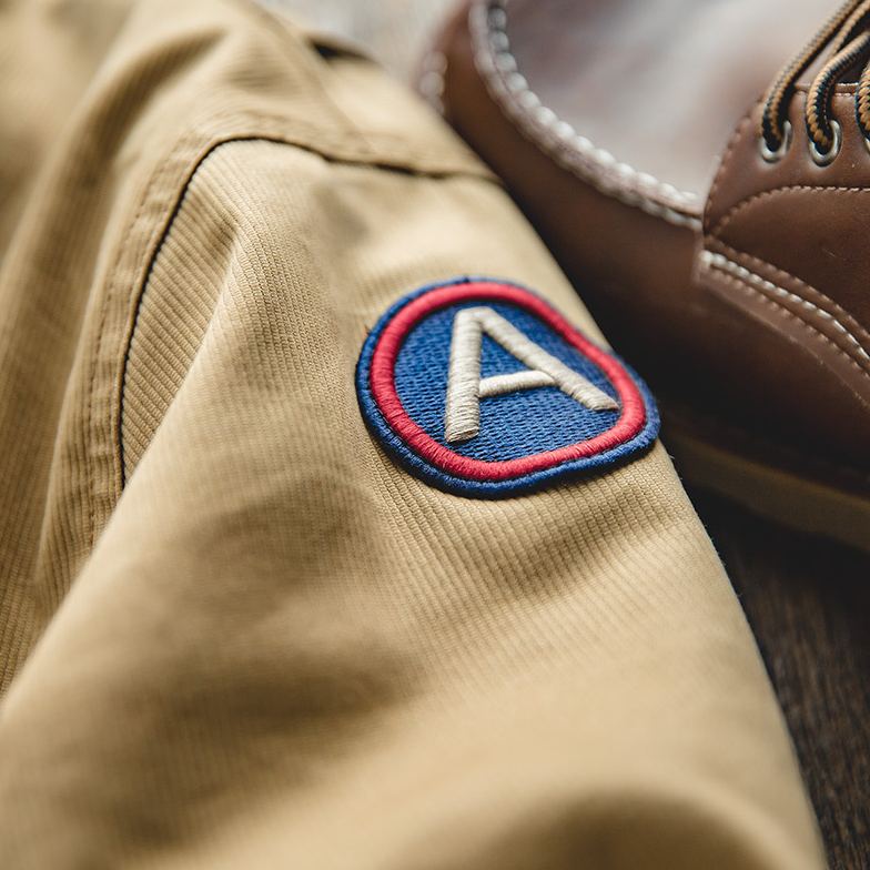 Maden Retro M1942 Motorcycle Clothing Cotton Coat Jacket Hard Han Style Stand-up Collar Cotton-Padded Coat 