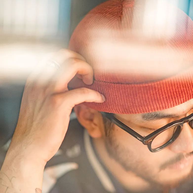 Maden Vintage Corduroy Yupi Skullcap Chinese Landlord Hat Brimless Brimless a Sailor's Cap