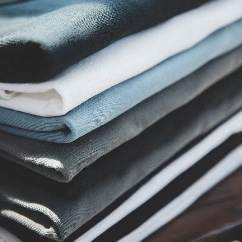 Maden Retro Crew Neck 300G Solid Color Thick Carbon Brushed T-shirt Men's Cotton Short Sleeve