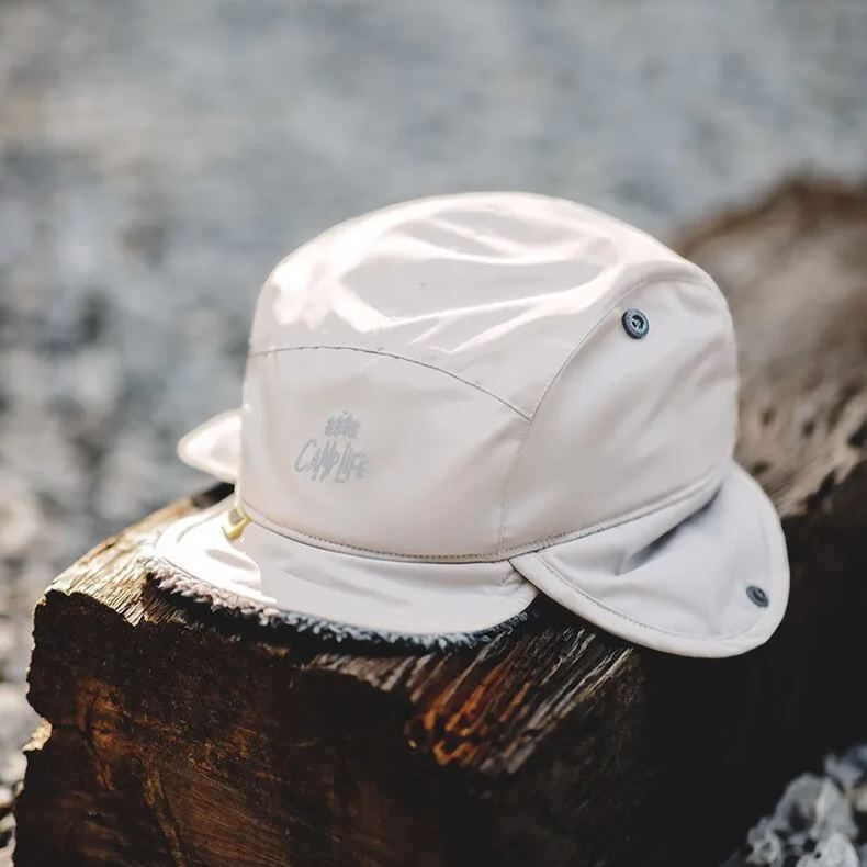 Maden Mountain Outdoor Vintage Pilots Flip brimmed Hat Shake Fleece Ear Protection Flat brimmed Lei Feng Hat