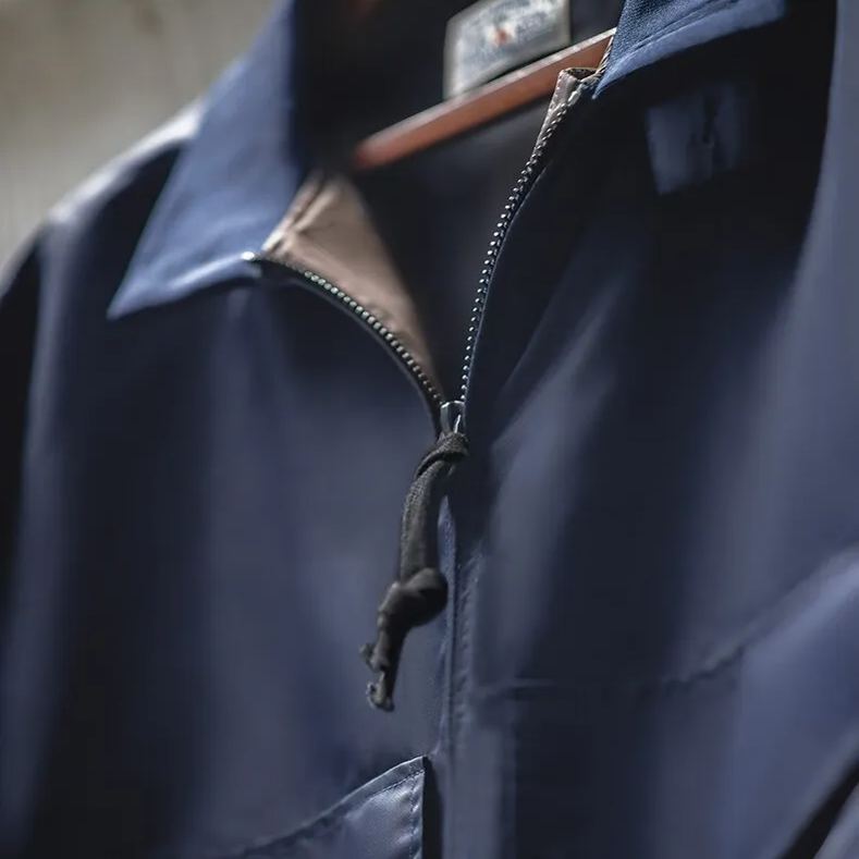 Maden Retro G8 Pilot Jacket Military Style Amikaki Flip Collar Short Coat.