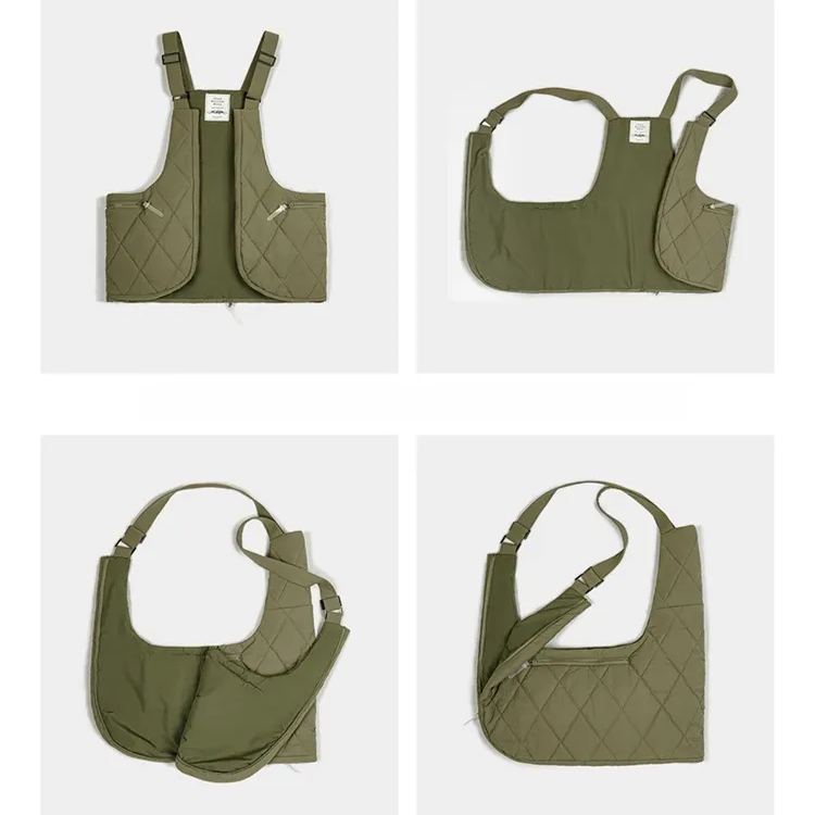 Maden outdoor multifunctional vest large capacity crossbody bag vest