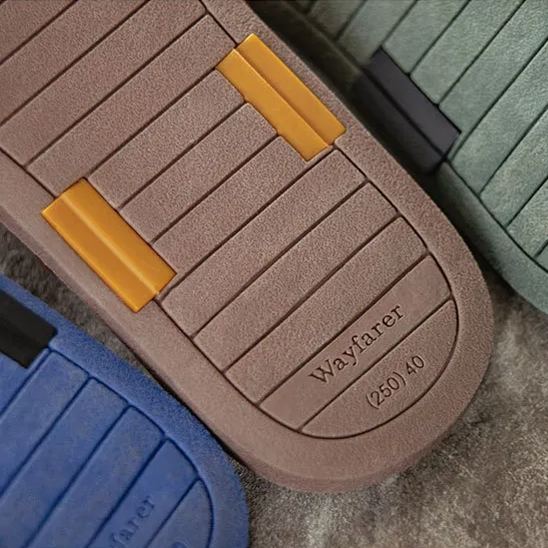 Maden Instagram influencer trend casual outdoor wear all rubber sandals and slippers