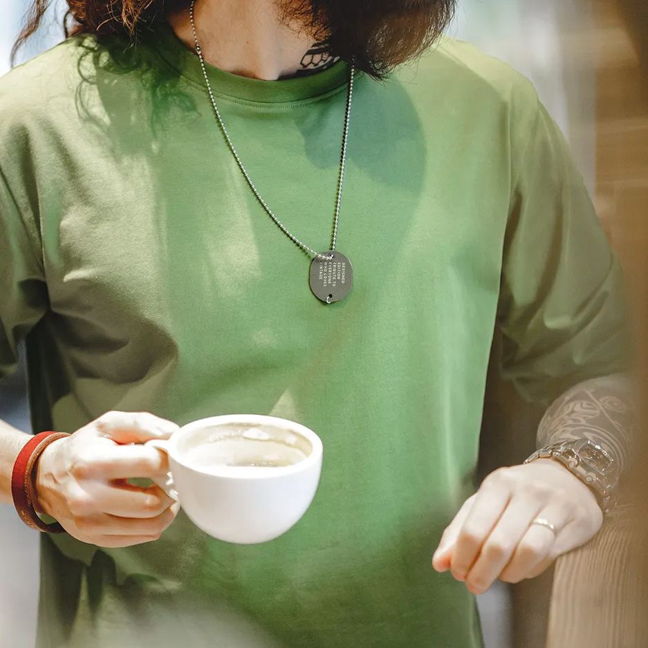 Maden casual Sorona cool long sleeved T-shirt Sorona quick drying antibacterial round neck top