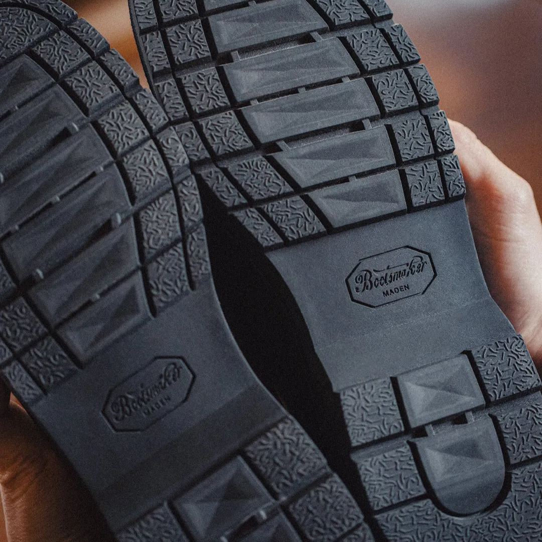 Maden retro Moccasin kangaroo shoes British casual black round toe Derby leather shoes