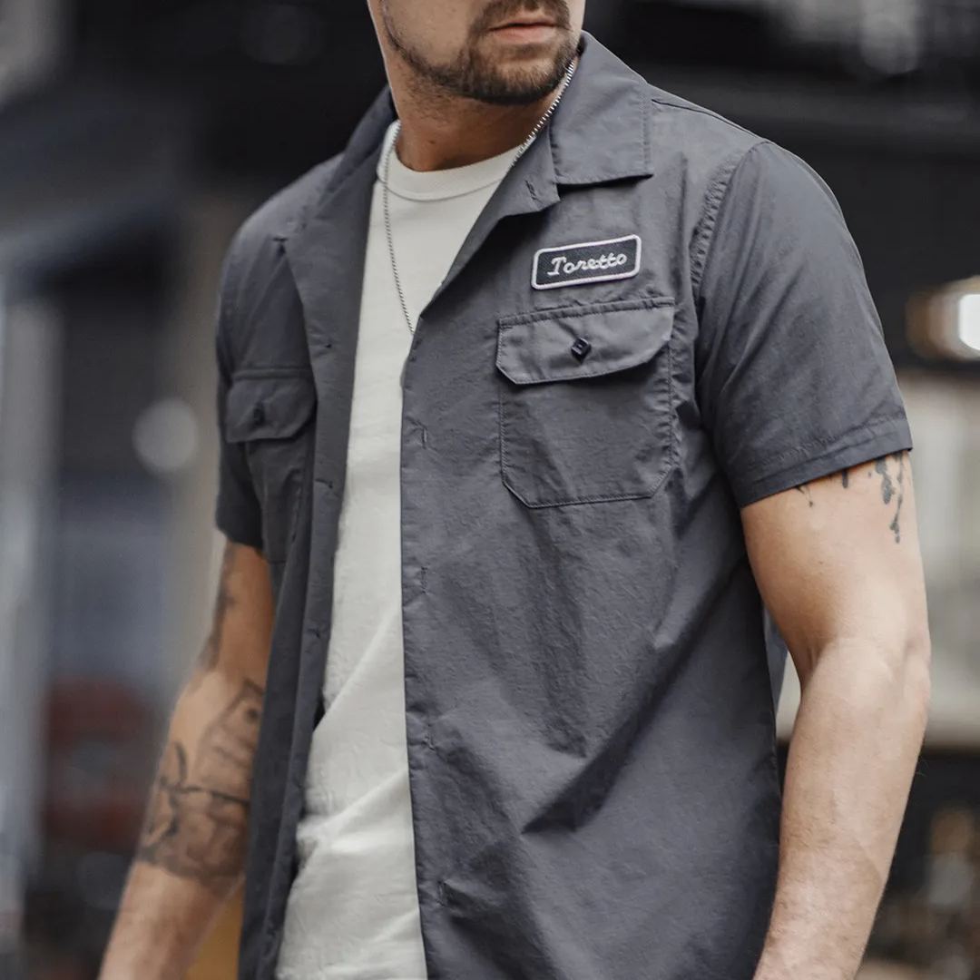 Maden Speed and Passion 10 Same Toretto shirt American thin tough guy short sleeved shirt