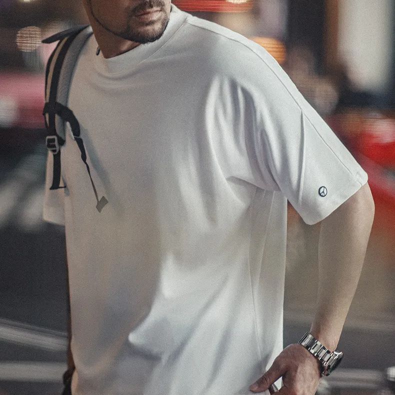 Maden casual 3A antibacterial quick drying sports breathable silhouette anti war short sleeved base shirt