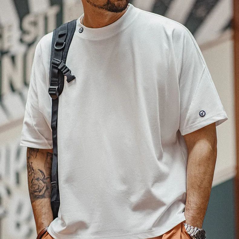 Maden casual 3A antibacterial quick drying sports breathable silhouette anti war short sleeved base shirt