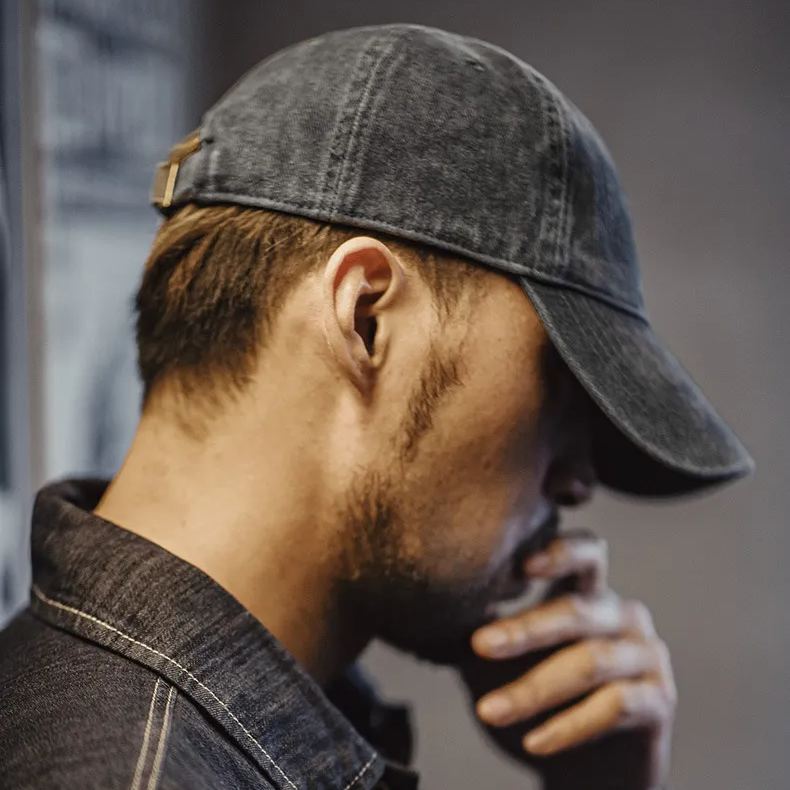 Maden Matte Baseball Hat Casual Washed Old Adjustable Duck Tongue Hat