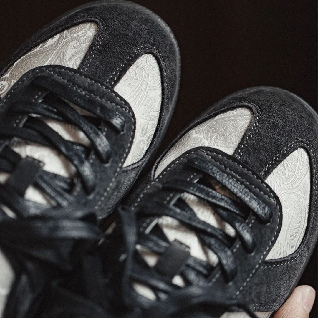 Maden Silk Moral Training Small Group Retro China-Chic Style Leisure Sports Versatile Flat Bottom Low Top Board Shoes