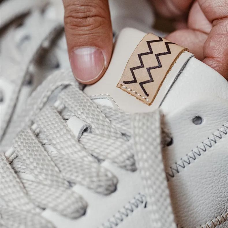 Maden's summer men's design sense niche casual sports versatile thick sole small white shoes