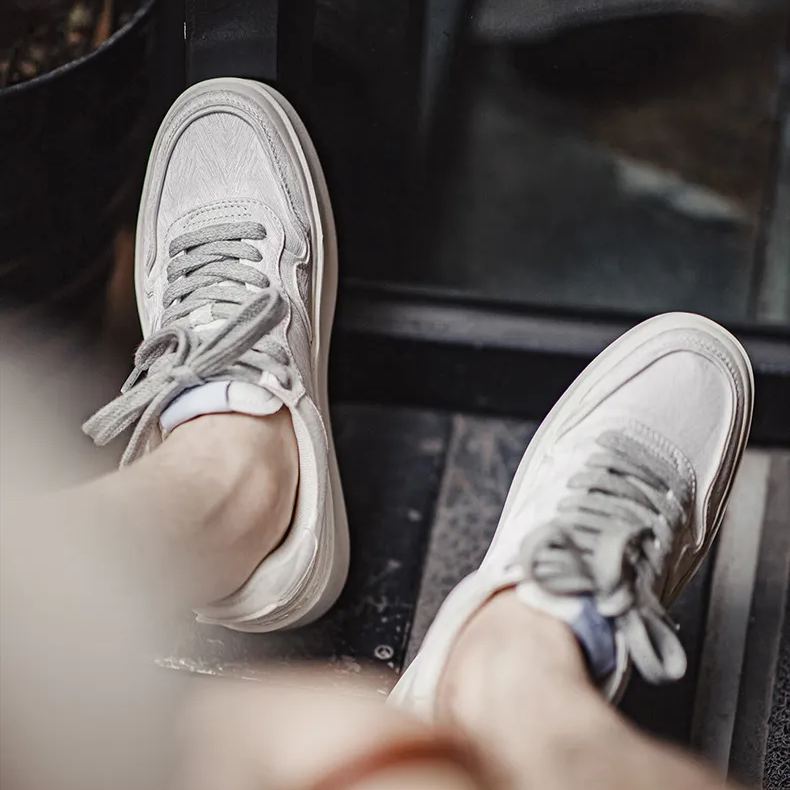 Maden vintage thick soled high breathable casual versatility China-Chic silk men's shoes