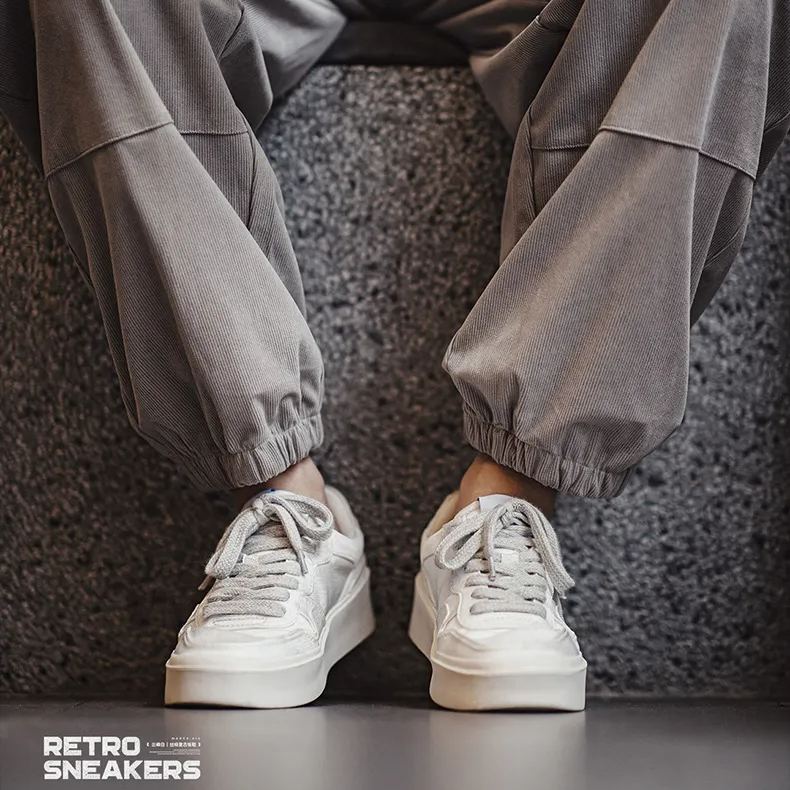 Maden vintage thick soled high breathable casual versatility China-Chic silk men's shoes