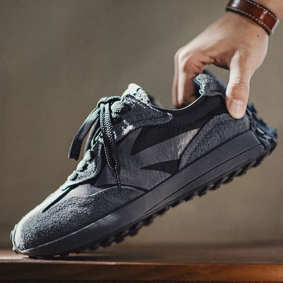 Maden Summer New Dad Shoes Men's Retro Thick Bottom Slow Running Breathable Leisure Sports Waffle Forrest Shoes Trendy