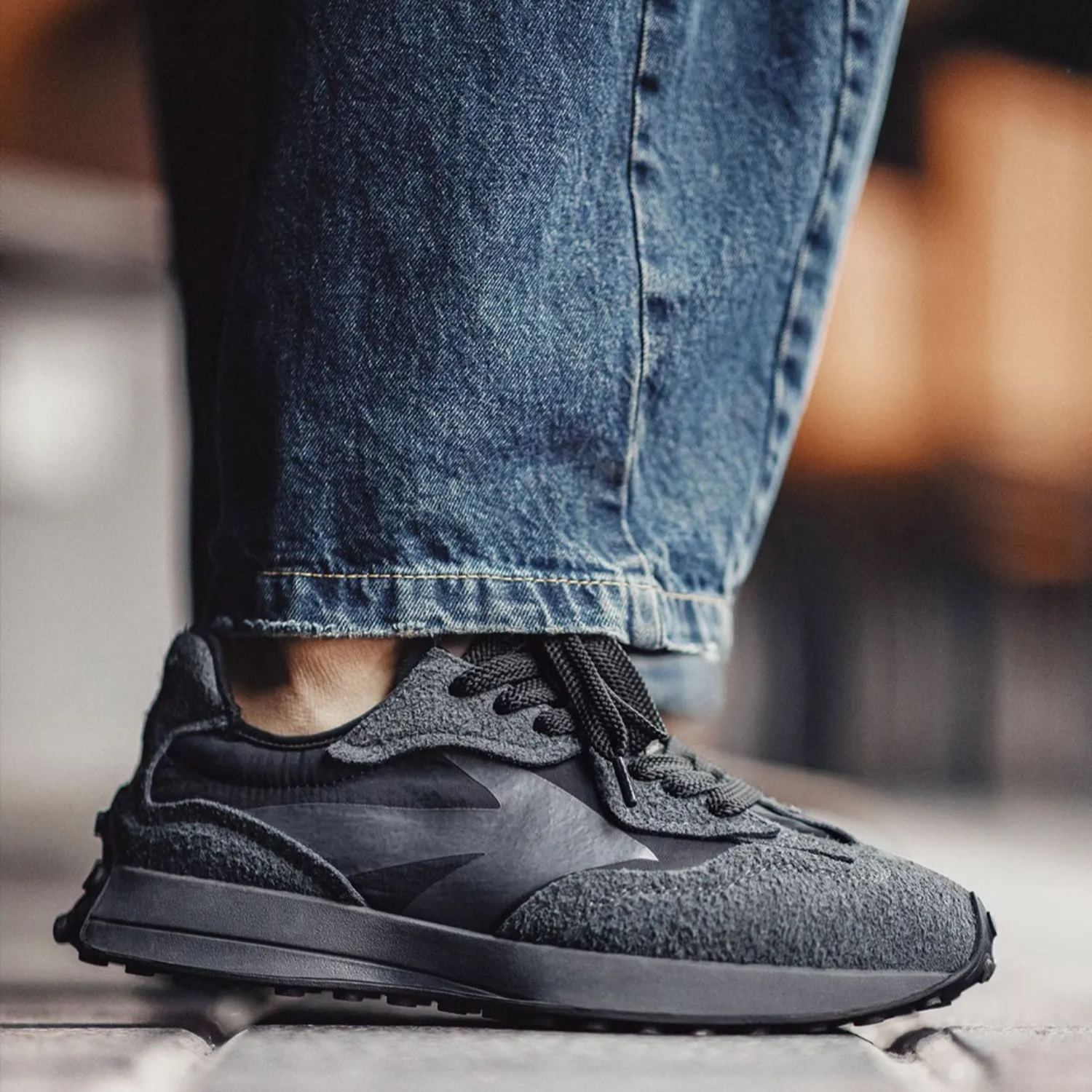 Maden Summer New Dad Shoes Men's Retro Thick Bottom Slow Running Breathable Leisure Sports Waffle Forrest Shoes Trendy