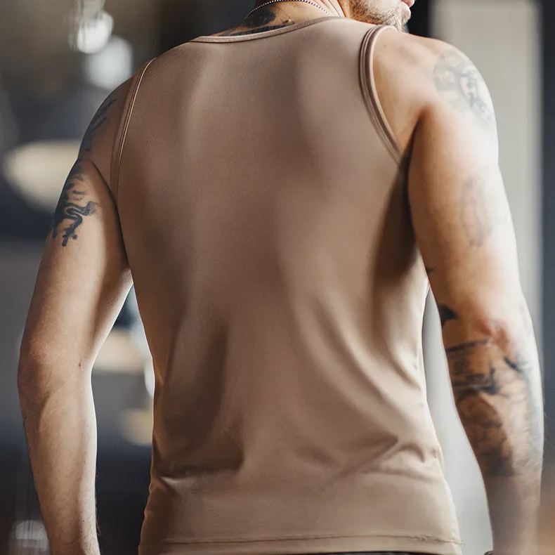 Maden Ice&Light Sunscreen Ribbed Tank Top