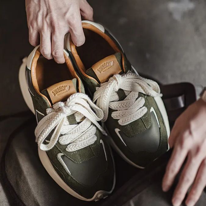 Maden Autumn Retro Trendy Brand High end Versatile Casual Sports Running Shoes