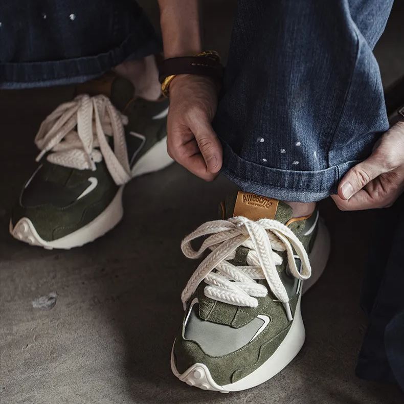 Maden Autumn Retro Trendy Brand High end Versatile Casual Sports Running Shoes