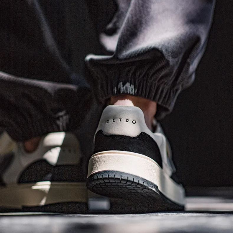 Maden Panda De Xun Trendy Shoes with a niche design sense, casual sports flat bottom versatile board shoes