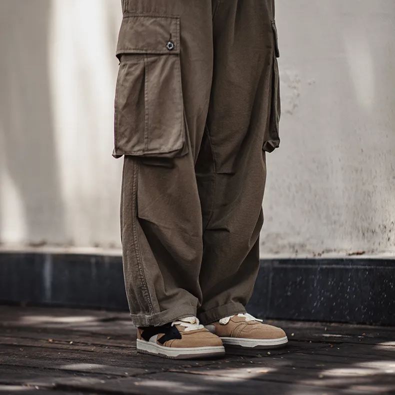 Maden retro design trendy shoes, low cut breathable casual sports retro versatile board shoes