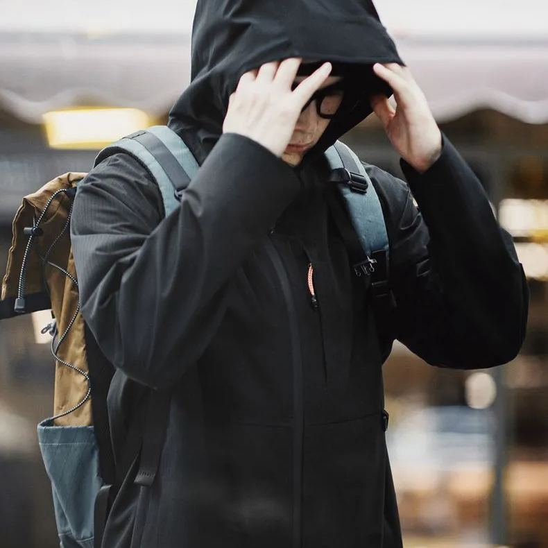 Marden Workwear Gorpcore Three-Proof Shell Jacket Outdoor Windproof Waterproof Hard Shell Jacket Hiking Mountaineering Clothing Men's Autumn