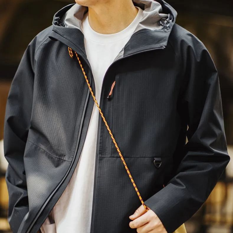 Marden Workwear Gorpcore Three-Proof Shell Jacket Outdoor Windproof Waterproof Hard Shell Jacket Hiking Mountaineering Clothing Men's Autumn