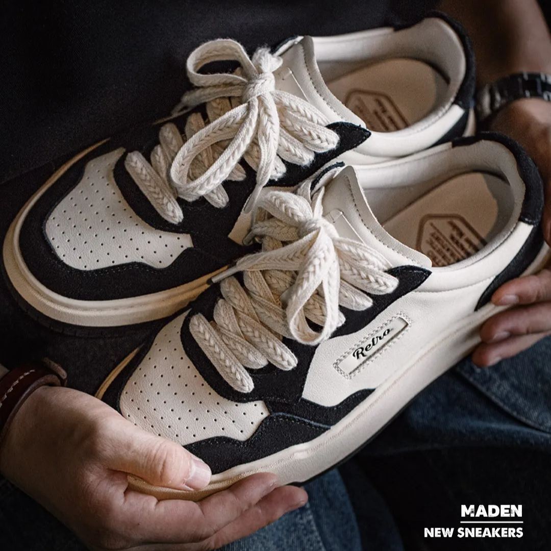 Maden black and white panda sports and leisure low cut original niche versatile trendy shoes