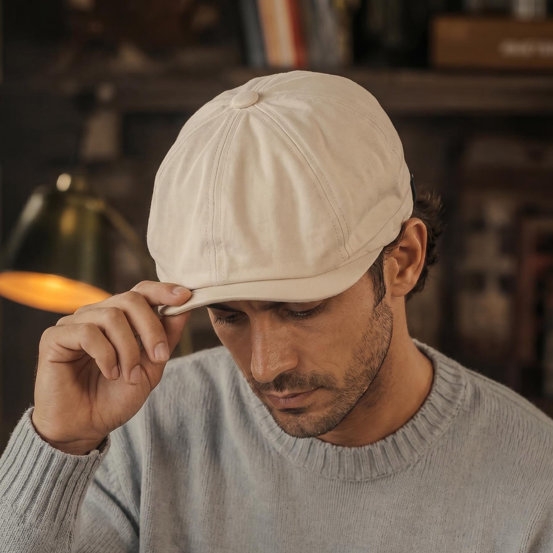 Casual Newsboy Hat Retro Beret Painter Cap Peaky Blinder Wild Casual Octagonal Cap