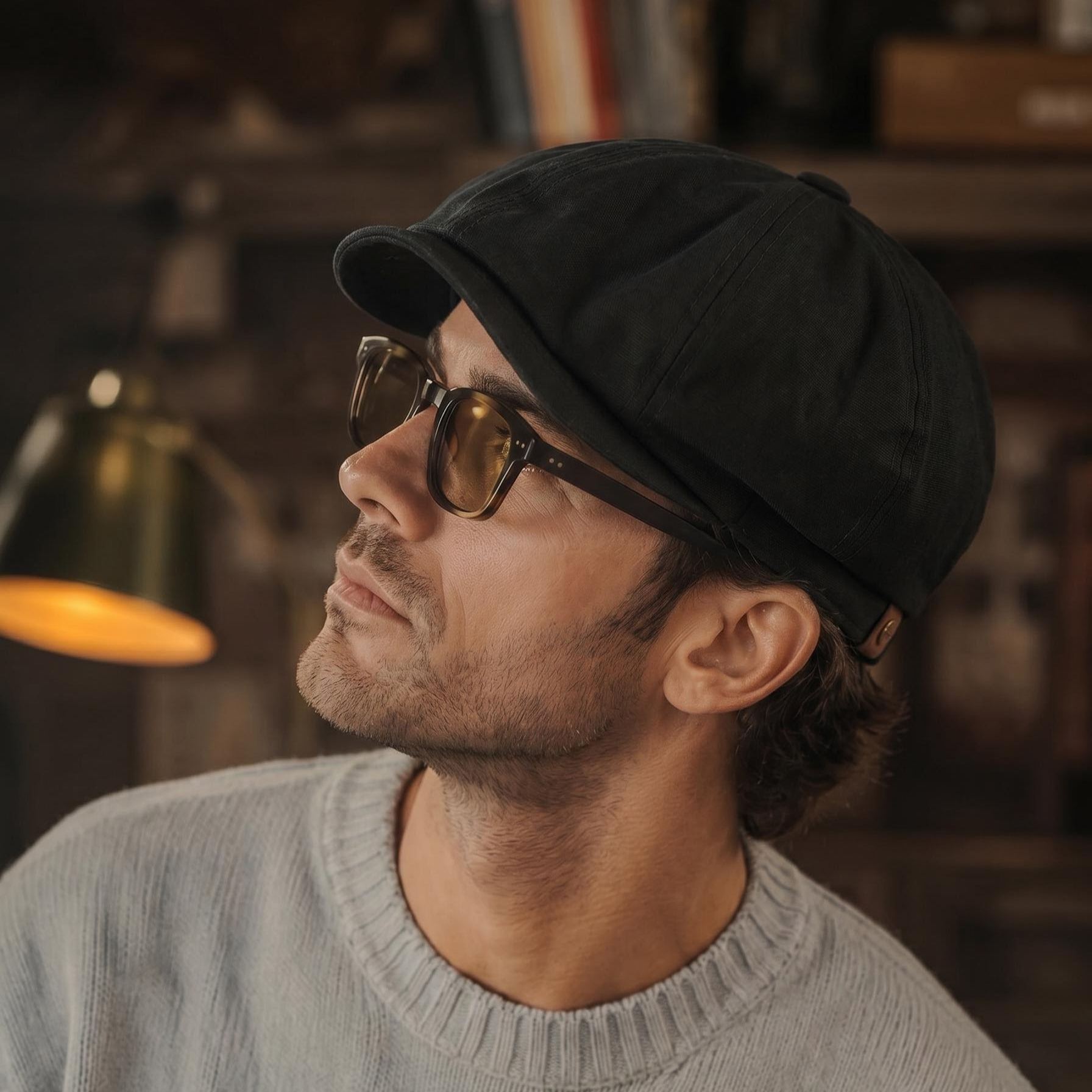  Casual Newsboy Hat Retro Beret Painter Cap Peaky Blinder Wild Casual Octagonal Cap