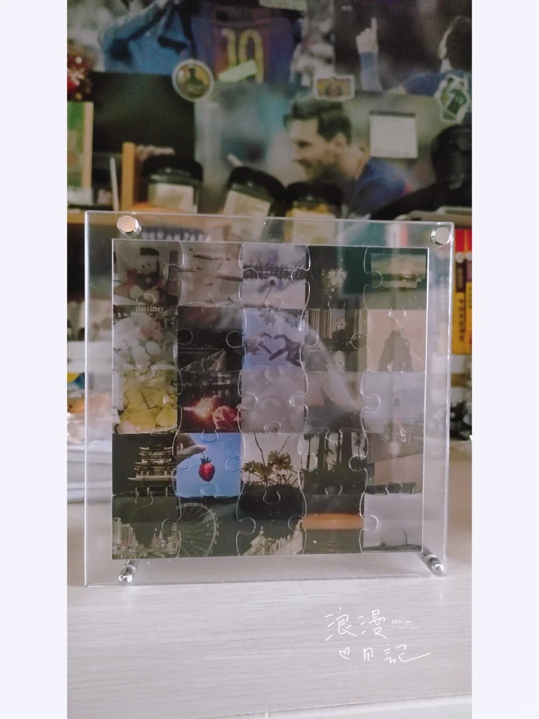 Personalized Photo Acrylic Puzzle Custom Picture Pieces Valentine's Day Memory Gift