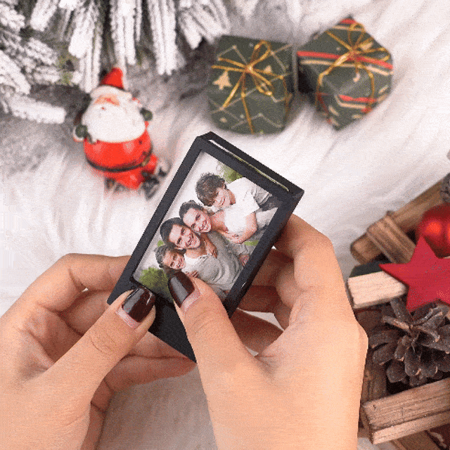 Custom Photo Hand-Sensing Fridge Magnet Personalized Fridge Magnet Christmas Gifts Family Gifts