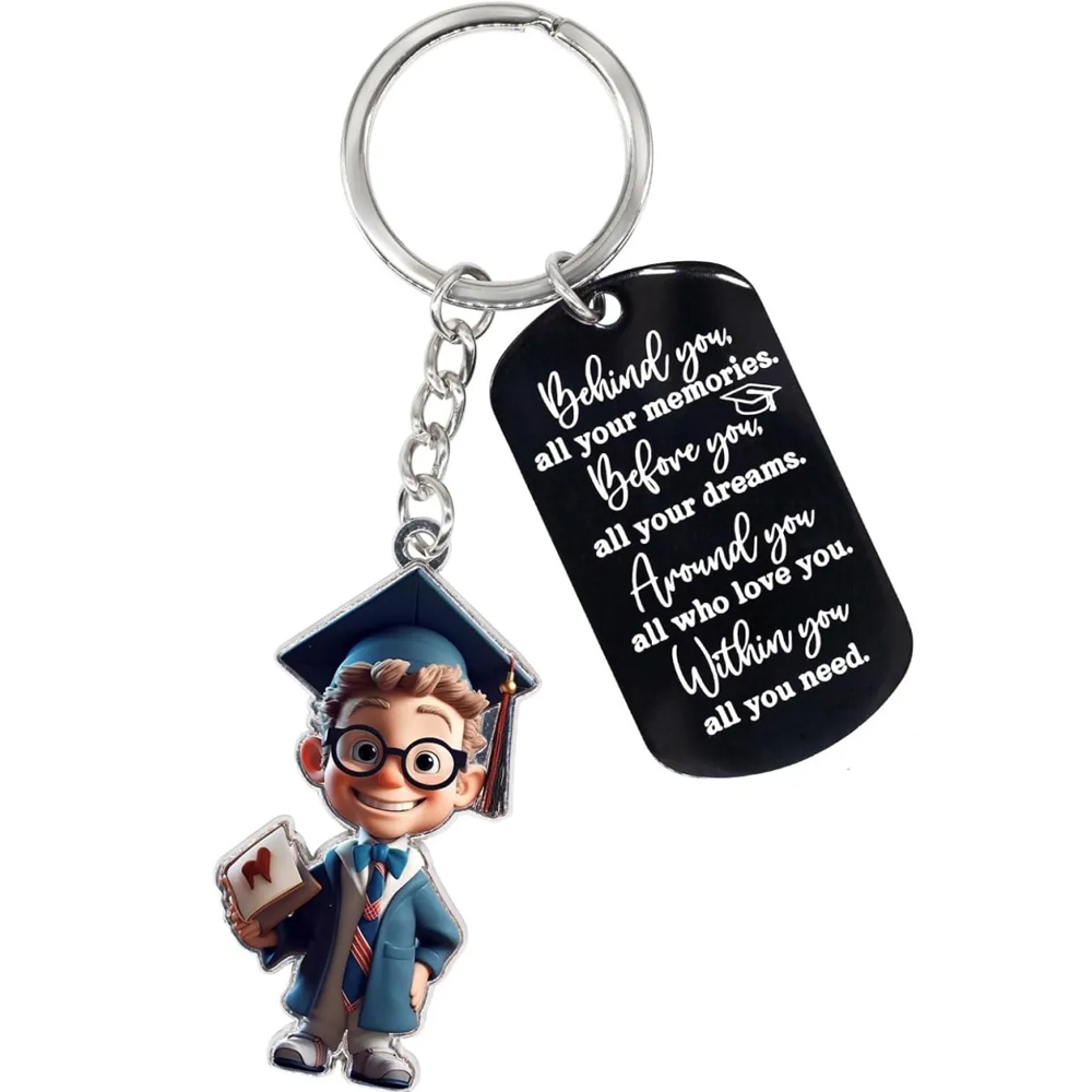 Class 2025 Graduation Gifts - Keychain for Her Girls Him Boys High School College Kindergarten Preschool