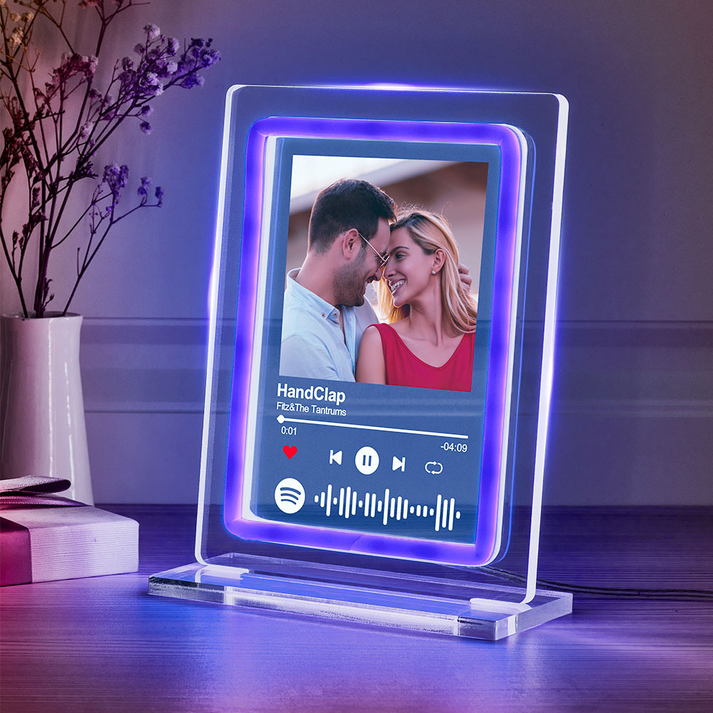 Custom Spotify Night Light Personalized Music Plaque Gifts for Lovers