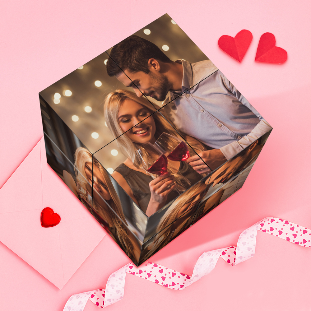 Custom Photo Cube For Lover Multiphoto Cube