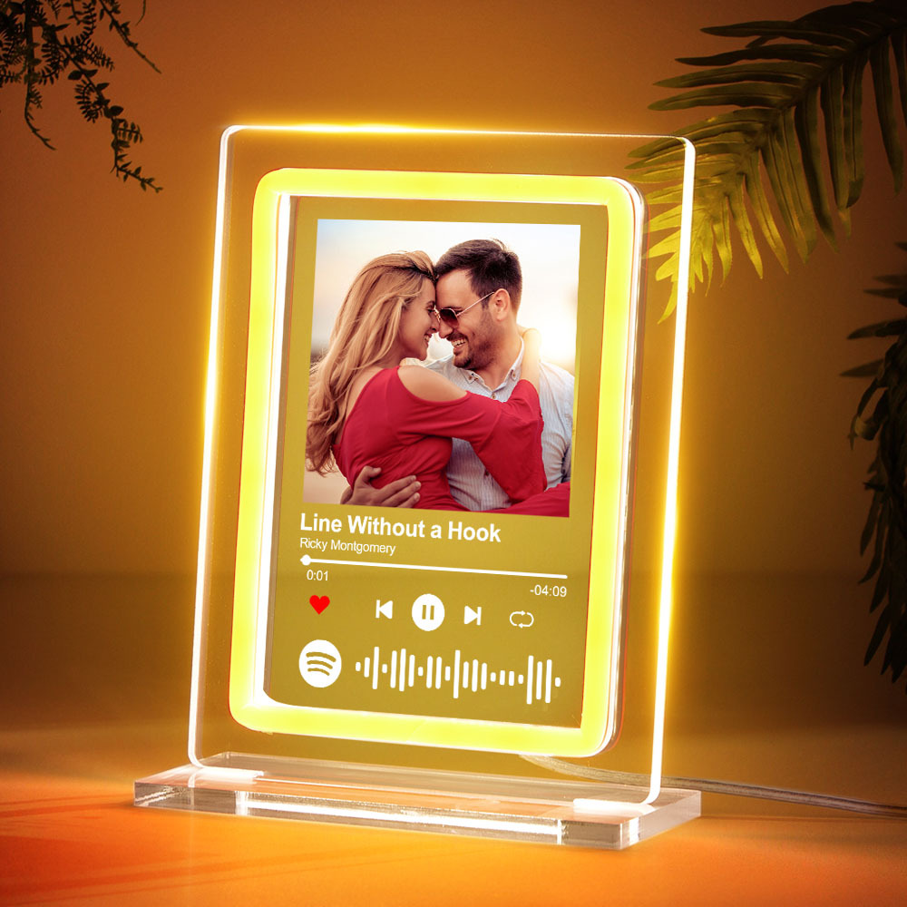 Custom Spotify Night Light Personalized Music Plaque Gifts for Lovers