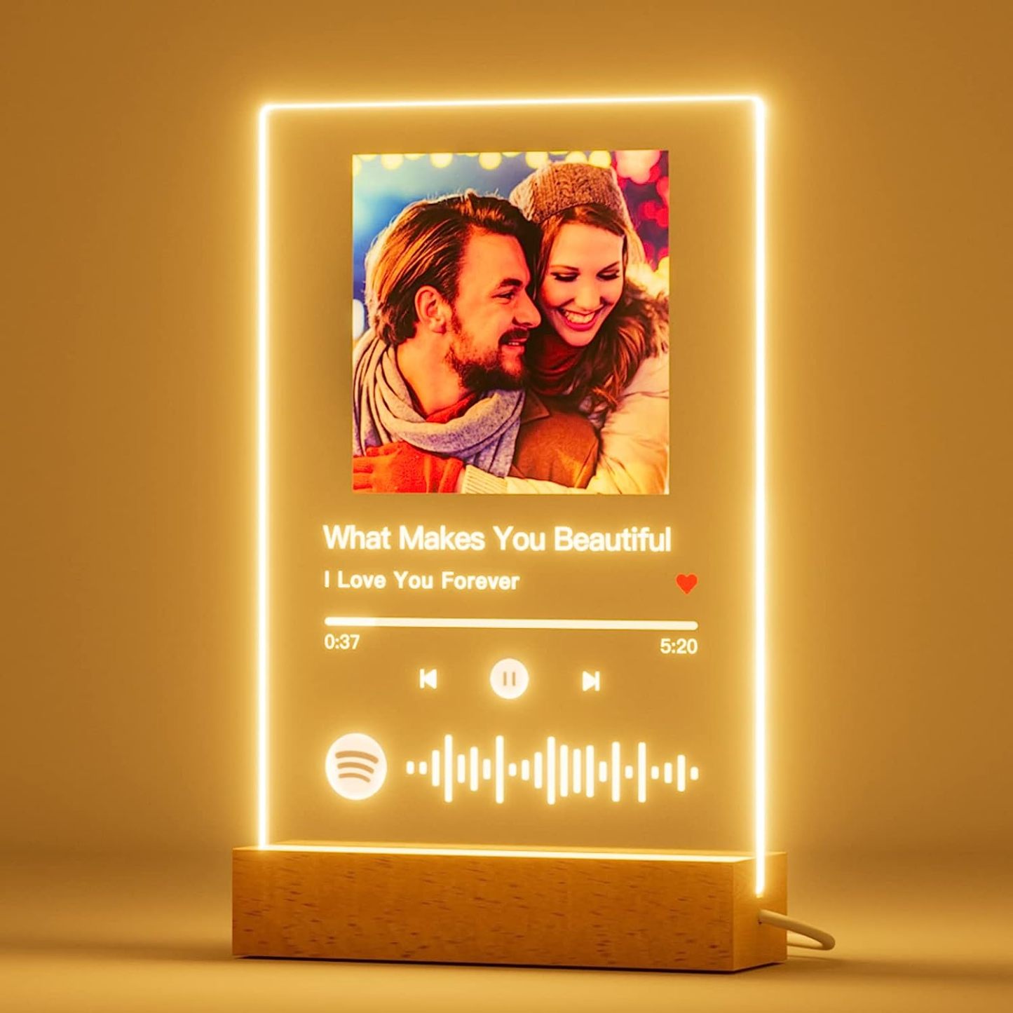 Custom Spotify Code Acrylic Nightlight/Plaque/Keychain