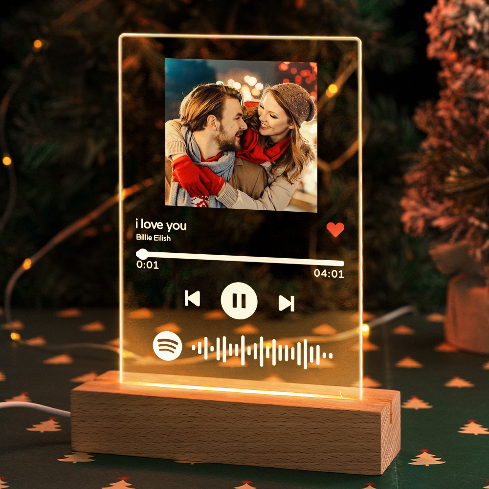 Custom Spotify Code Acrylic Nightlight/Plaque/Keychain