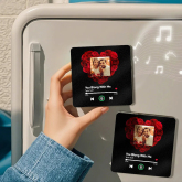 Custom Music Fridge Magnet Colorful Frame Photo Fridge Magnet Gift for Her	Can Upload Your Music