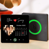 New Upgrade Custom Music Fridge Magnet Christmas Gift for Couple Colorful Frame Album Fridge Magnet Can Play Songs	 Can Upload Your Music