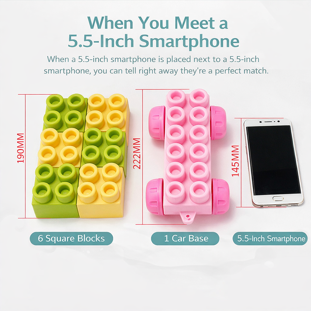 Jelly Building Blocks: 40-Piece Montessori Sensory Building Soft Toy Blocks - MySpotifyGlass