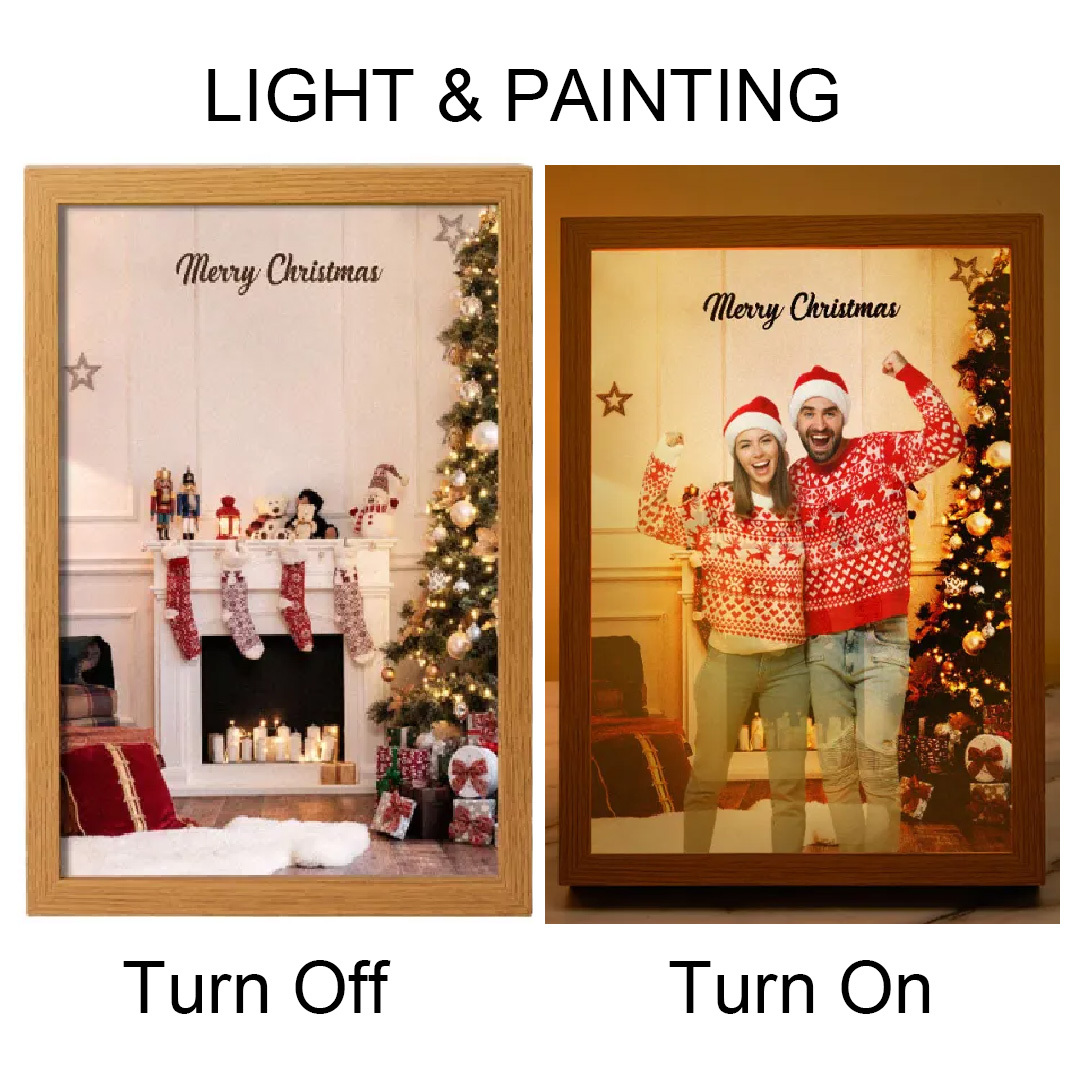 Custom Photo Lamp Personalized Text Light Love Gifts for Her